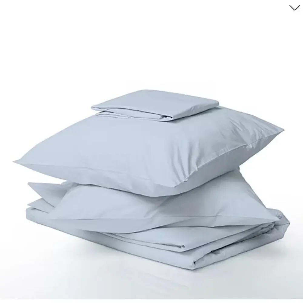 NEW! Color Sense 225Tc Thread Count Cotton Rich Sheet 3PC Set Blue